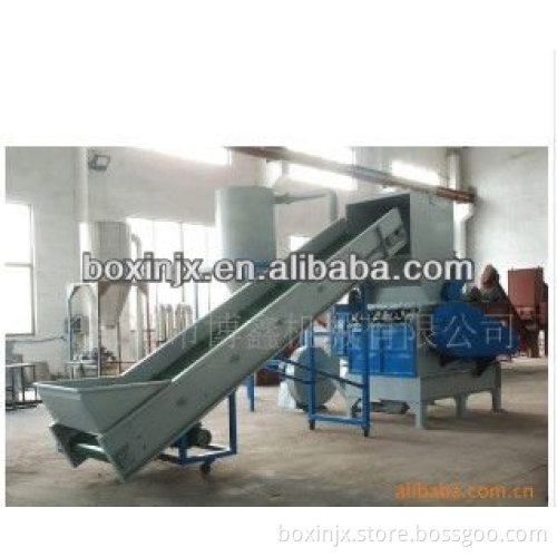 PET flakes crushing and pelletizing plant